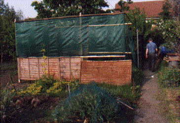 An increase in height